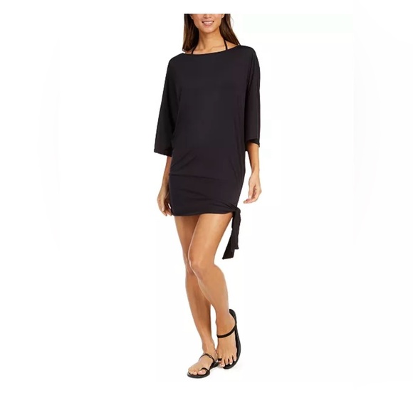 NWT MICHAEL Michael Kors Side-Tie Swim Cover-Up Large - Picture 1 of 3